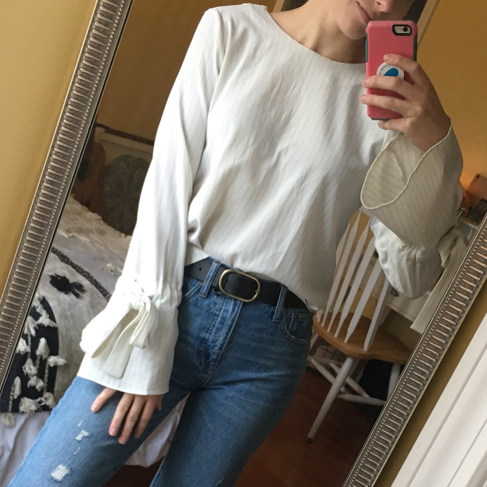 Nordstrom White Blouse